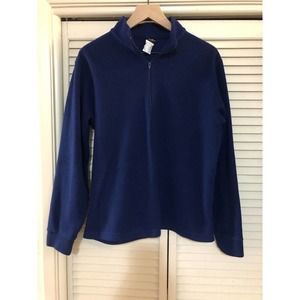 Vintage Early Winters Fleece Jacket Women’s Size Medium Royal Blue 3/4 Zip